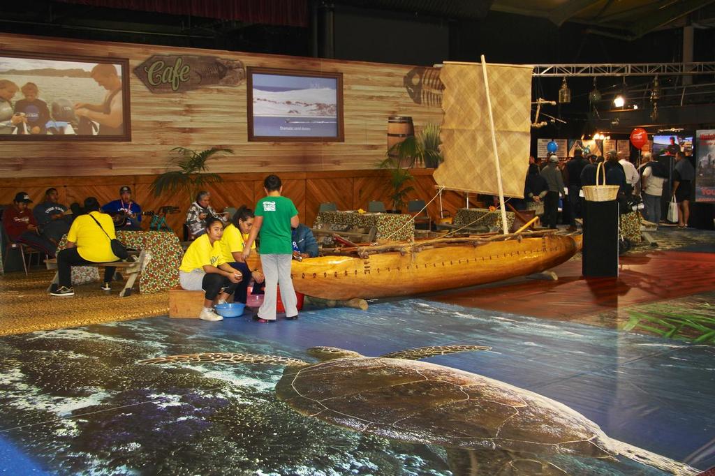 Polynesian theme - Hutchwilco NZ Boat Show 2014 - Day 2 © Richard Gladwell www.photosport.co.nz